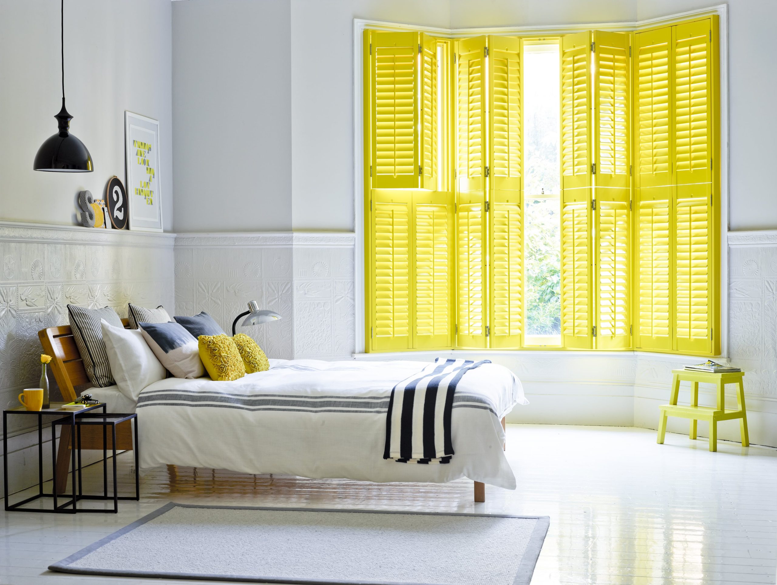 Tier on Tier Bedroom Bay, Custom yellow, open-min Tier on Tier Bedroom Bay, Custom yellow, open-min